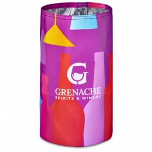 Hoppla Vinelle Polyester Collapsible Ice Bucket - Pre-Printed Sample
