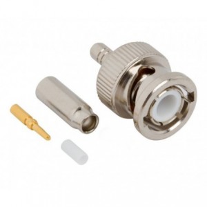 BNC Plug 75 Ohm RG179 RG179U Crimp Connector EB-3901-01-35