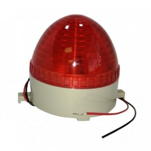 Red 12VDC 2W 70mm Flashing LED Strobe Light LTE-3072-DC12-S-RD-F