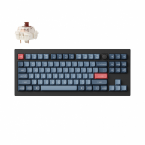 Keychron V3 Max QMK/VIA 80% Wireless Custom Mechanical Keyboard - Carbon Black