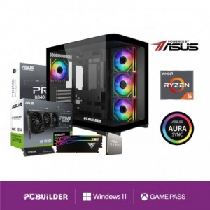 PCBuilder Maverick Ryzen 5 7600 RTX 5070 32GB RAM 1TB SSD Gaming PC