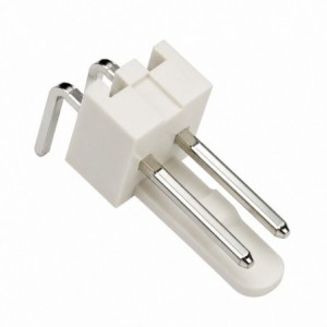 2-Way Right Angle PCB Locking Header 2.54mm Pitch Bottom (02AWGF-BOT)
