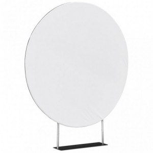 Round Backdrop Stand with Steel Base - 2.31m x 2m