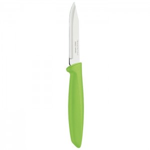 Tramontina Plenus 8cm Paring Peeling Knife - Green