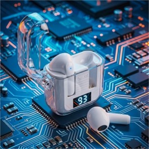 Swiss Cougar Colmar TWS Earbuds with Digital Display Case
