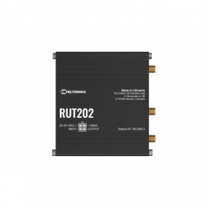Teltonika RUT202 4G LTE Cat 4 WiFi 4 Industrial Cellular Router