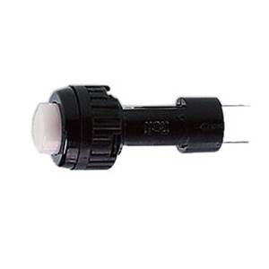 Round 9mm SPST Momentary N.O Push Button Switch 24V 100mA - Black