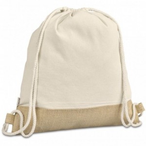 Okiyo Bijin 150g/m² Cotton &amp; Jute Drawstring Bag
