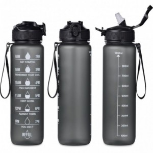 Eva &amp; Elm Neptune Plastic Water Bottle - 1 Litre