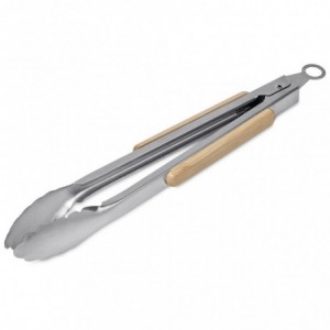 Okiyo Haisen Bamboo and Stainless Steel Multi-Use Tongs - 33cm