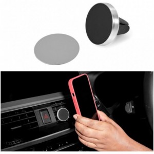 Altitude Obi Air Vent Magnetic Car Phone Mount - Chrome &amp; ABS