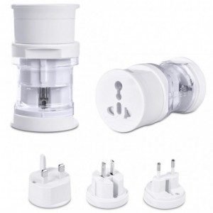 Altitude Destination World Travel Adaptor - 4.7 x 4.7 x 8.5 cm