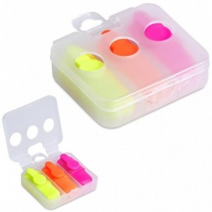 Altitude Popglo Mini Highlighter Set of 3 with Plastic Case