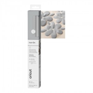 Puff Iron-On Metallic Silver (12 in x 19 in)