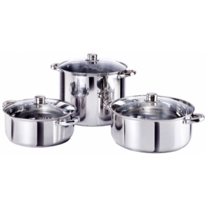 Salton Stainless Steel 6PC Cookware Set