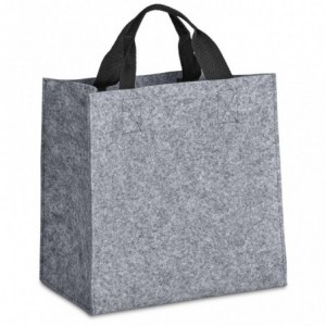 Hoppla Loopa Recycled PET Felt Tote Bag - Light Grey