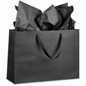 Altitude Ritz Maxi Paper Gift Bag - Matte Black