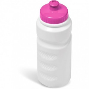 Annex 500ml Squeezable Plastic Water Bottle - Pink