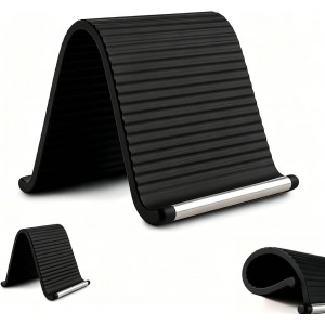 Flexible Silicone Aluminum Phone Stand with Anti-Slip Pad