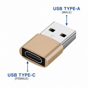 USB Type-C Female to USB Type-A Male Adaptor