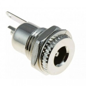 DC Plug Panel Mount 2.5x9mm Metal Type DC-099-2.5