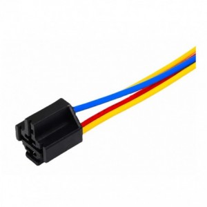 5-Way Relay Socket Base with 120mm Cable Leads