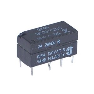 PCB Mount Relay DPDT 9V 2A FBR244ND009
