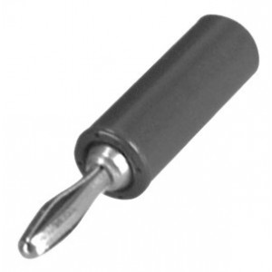 4mm Black Round Clamp Banana Plug K296092-BK