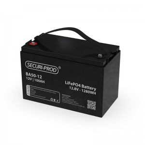 Securi-Prod 100Ah 12.8V 12V Lithium-ion (LiFePO4) Battery - FIRST LIFE / 1.280kWh - (6 - month warranty) - Slightly Used - Still Healthy