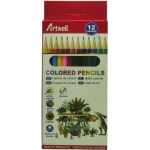 Artwell Assorted Colored Pencils - 12 Pack