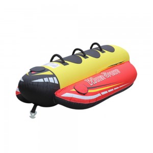 3-Seater Inflatable Towable Banana Tube for Boating