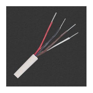 White Solid Core Communication- Telephone- Alarm and Intercom Cable H444C050S-WH
