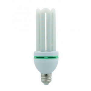 230V 16W Cool White E27 3U LED Lamp 4200K