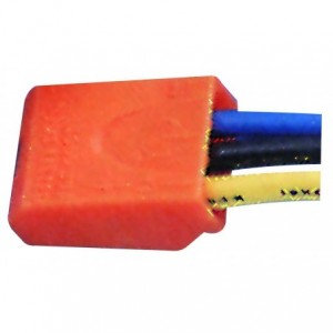 Push-In 3-Way Wire Connectors Orange Pack of 5