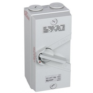 80A 3P Enclosed Isolator IP56