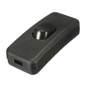 In-Line Black Rocker Switch 2A