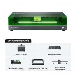 xTool S1 40W Dark Deluxe Bundle Class IV