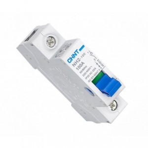 Mini DIN Rail Isolator 100A 1P 2KV NH2-100-1100