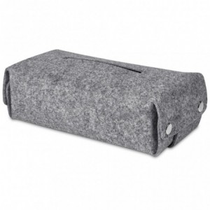Hoppla Revive RPET Felt Tissue Box Cover - Light Grey