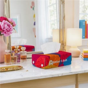 Hoppla Revive RPET Felt Tissue Box Cover Pre-Production Sample