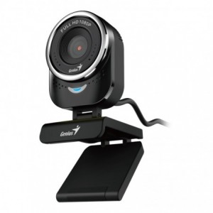 Genius QCam 6000 1080p Webcam with Dual USB Type-A/C - Black