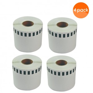 Generic Brother DK22205 Standard Address Labels 62mm × 30.48mm (4 Pack)