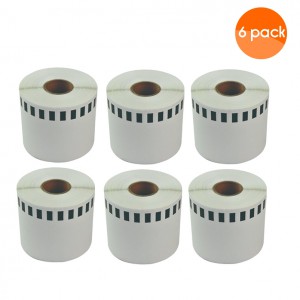 Generic Brother DK22205 Standard Address Labels 62mm × 30.48mm (6 Pack)