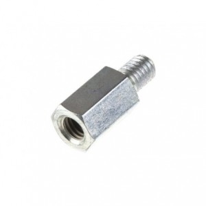 M3 x 40 x 6 Nickel Plated Brass Male to Female Hex Standoff Spacer