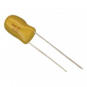 Tantalum Capacitor Bead 15uF 16V Pitch 5mm