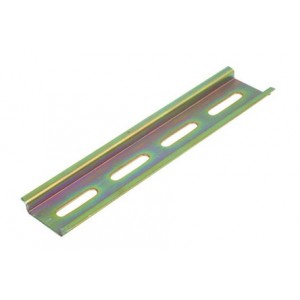 DIN Rail Steel 35x7.5mm 2 Meter Anodized Gold TS35