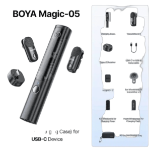 BOYA Magic Mini AI Wireless Microphone (Open Box Deal)