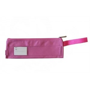 Nexx Fabric 1 Pocket 33cm Pink Pencil Bag