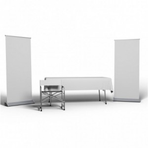 Marketing Indoor Display Kit with Banners Tablecloth and Chair