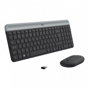Logitech MK470 Wireless Slim Keyboard and Mouse Combo - Graphite